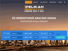 Tablet Screenshot of pelikanrentacar.com